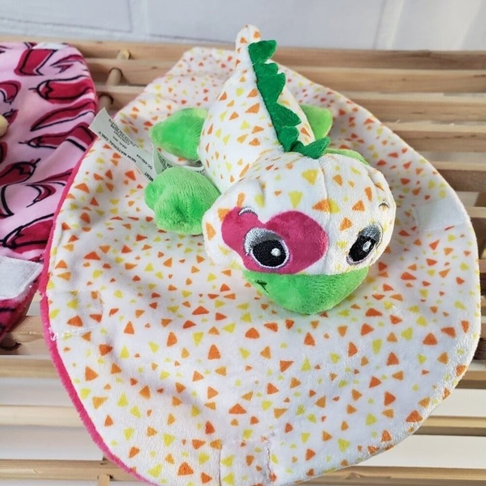 Basic Fun Mini Cutetitos Pink Puppy and Lizard Beanie Set 5" Toddler Soft Toy - Picture 5 of 11